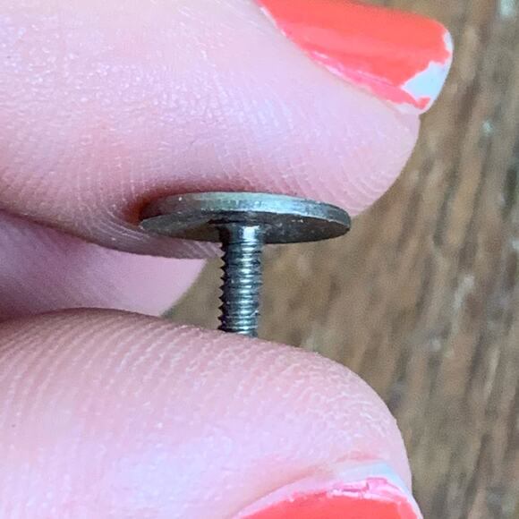 American Legion Auxiliary ALA VINTAGE Member Lapel Pin Blue Sunrise Screwback - Picture 3 of 5